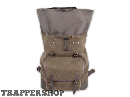 Plecak Trapper 1 ze Stelażem Wełna Brąz - Huetter zdjęcie 4